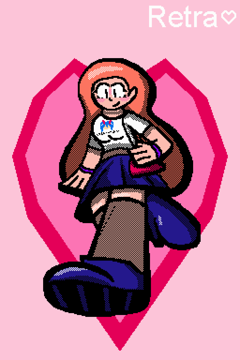 VieTheEpicGal's tweet photo. Get hot topic'd lol
#Retra #Art #PixelArt #OC #OCart #OriginalCharacter #ArtistOnTwitter #2000s https://t.co/L8RHgRD57e