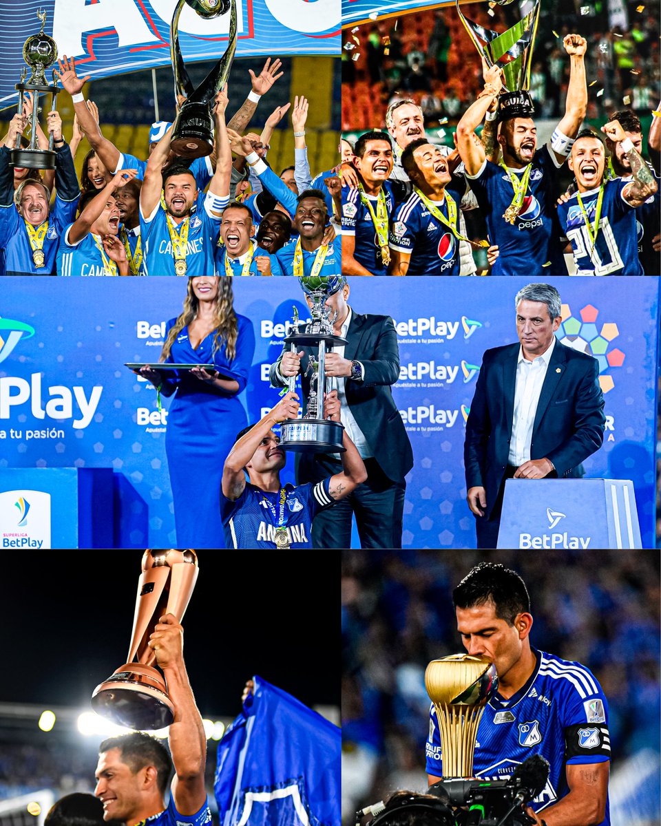 LPEmbajadora's tweet image. David #MackalisterSilva 🇨🇴 llegó a 5 títulos con #Millonarios Ⓜ️ e igualó la marca de 

- Adolfo #Pedernera 🇦🇷

- Néstor #Rossi 🇦🇷

- Alfredo #Castillo 🇦🇷

- Senén #Mosquera 🇨🇴

- Marino #Klinger 🇨🇴

- Ricardo #Diaz 🇨🇴 

- Gabriel #OchoaUribe 🇨🇴

𝗜𝗗𝗢𝗟𝗢 𝗔𝗕𝗦𝗢𝗟𝗨𝗧𝗢 💙🤍