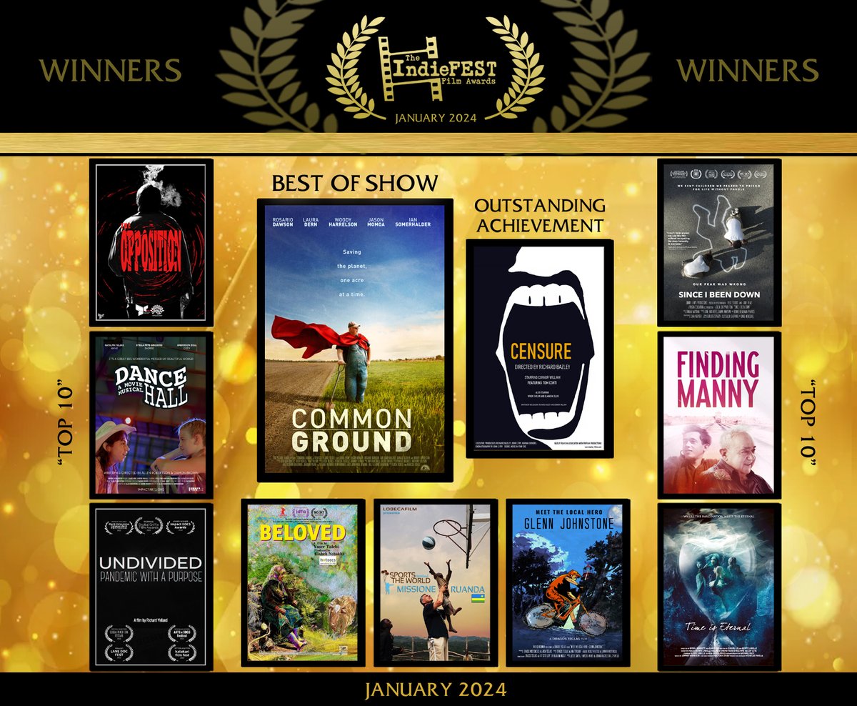 CONGRATULATIONS to the winners at all award levels! An exceptional season showcasing excellence and a true Indie Filmmaking spirit! The staff and judges wish all the winners much success! See the full list here: theindiefest.com