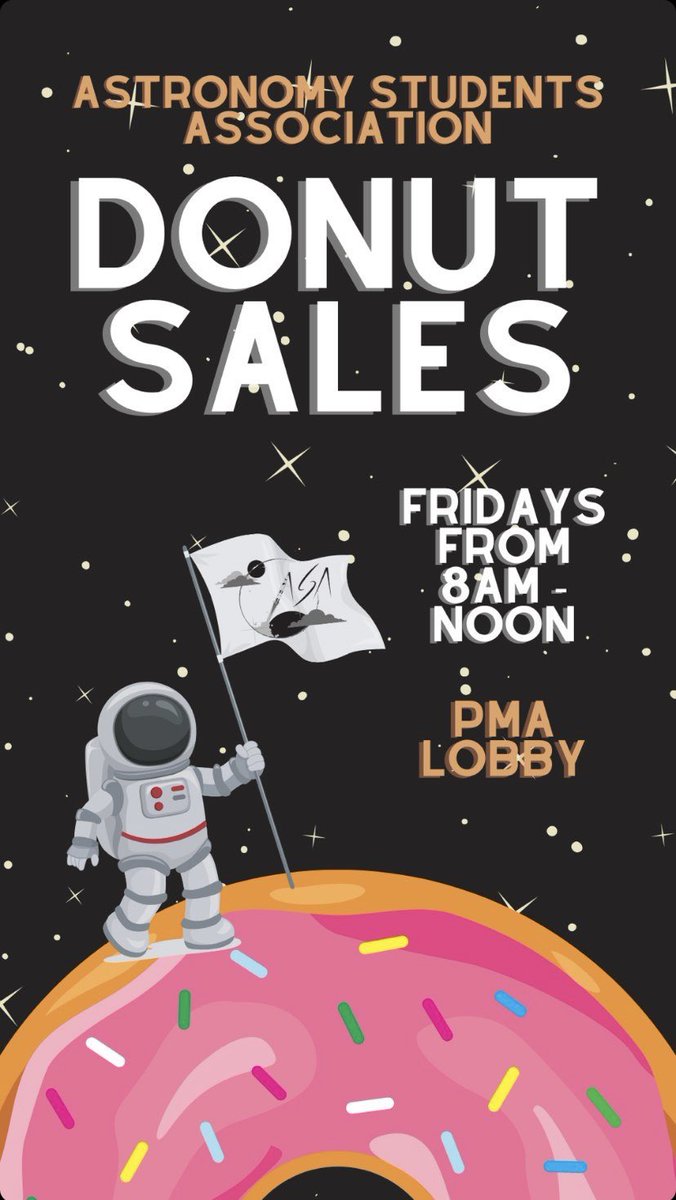 ASA will not let you down Dr. Onyisi! See you tomorrow🍩