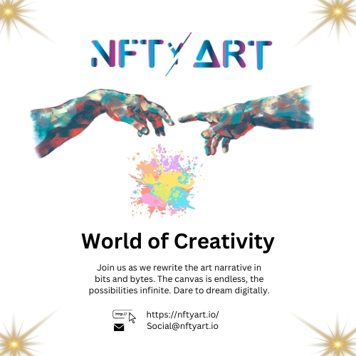 _nftyart's tweet photo. ✨ Discover the digital renaissance with #NFTyArt! 🚀 🎨 Where creativity knows no bounds and every byte is a brushstroke. 
Join the movement: 🌐 https://t.co/V4I2i9u7Kl
#NFTCommunitys  #ArtistsOfTwitter  #digitalart  #CryptoArt  #NFTs  #Web3  #CreativeEconomy #Innovation https://t.co/ZAIBgVBKEb