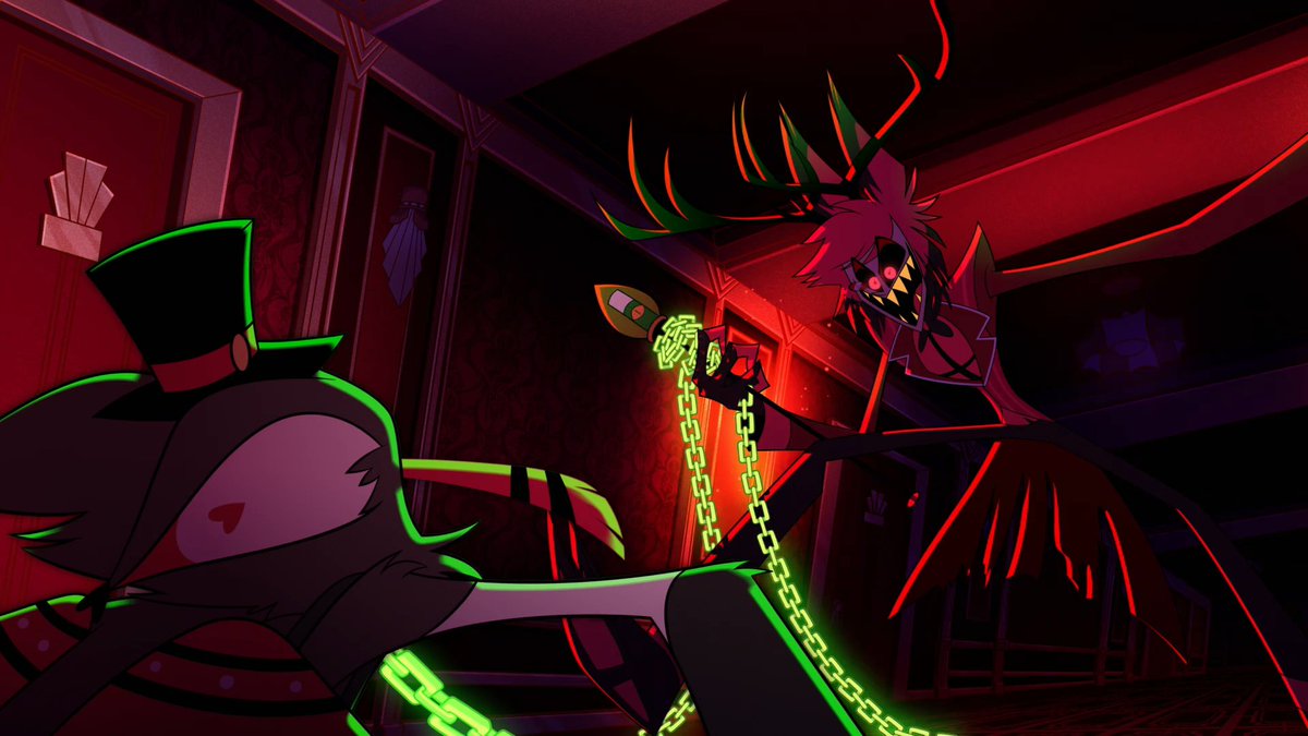Phoenixfl3009's tweet photo. Listen.
Unhinged Alastor is peak.
Change my mind.
#HazbinHotel #HazbinHotelAlastor https://t.co/cazFC5vvHq