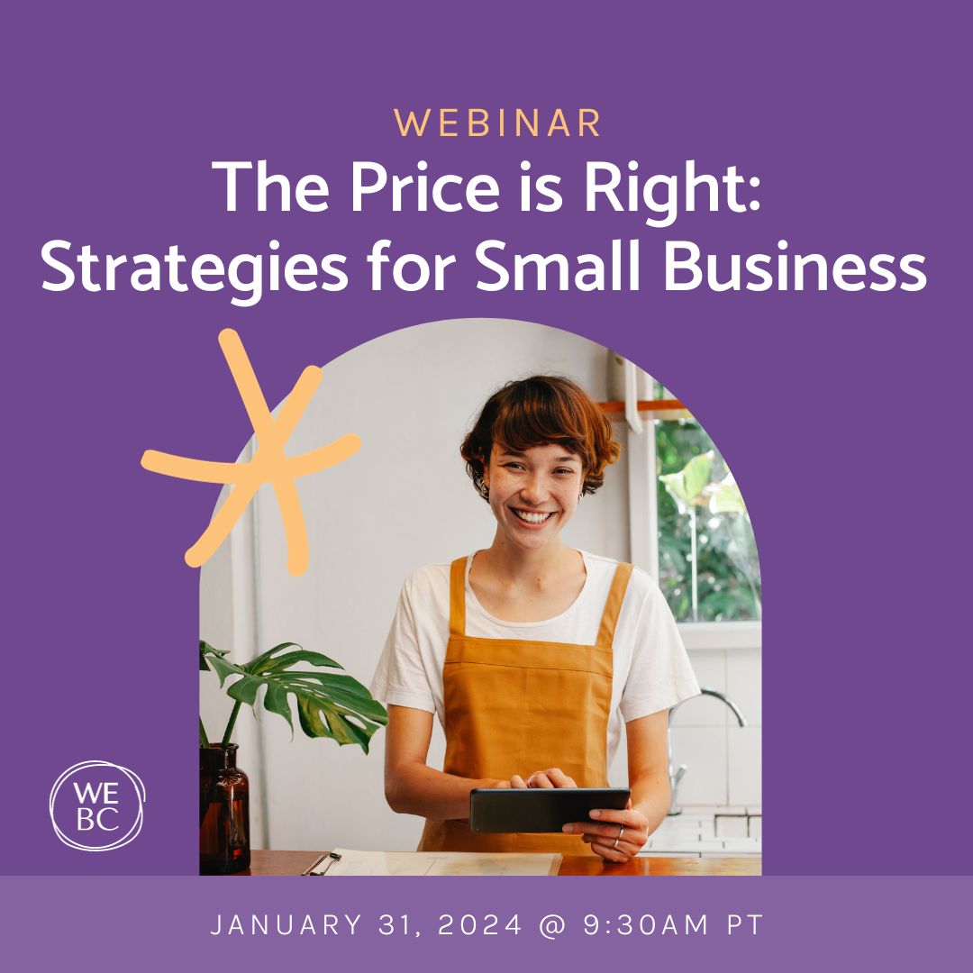 Don't miss your chance to unlock the secrets of effective pricing strategy! Join us to learn effective strategies so you can find the right balance of profit and positioning. Learn more👇🏼 we-bc.ca/product/the-pr…