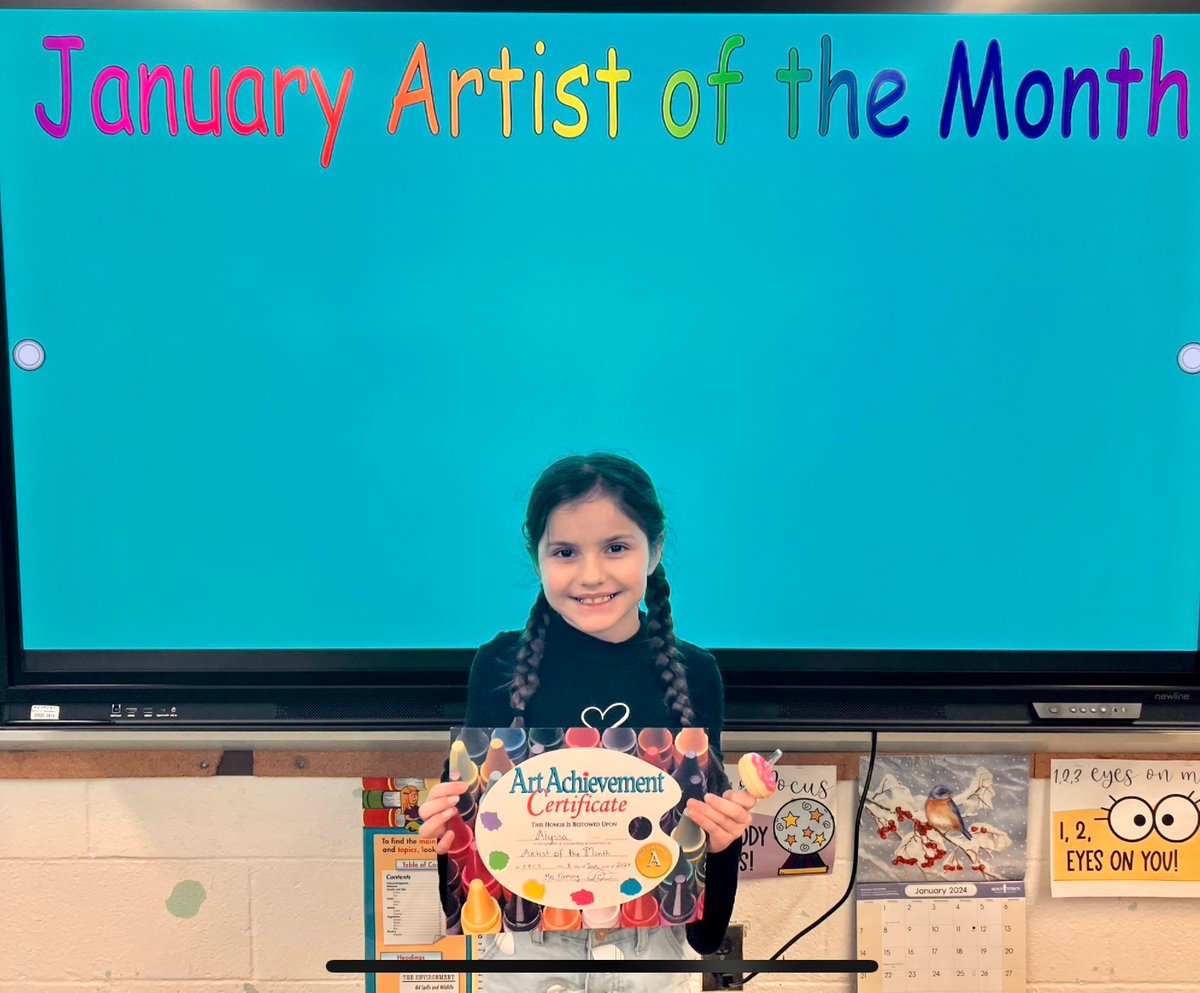 Congratulations to Alyssa for being named Artist of the Month!