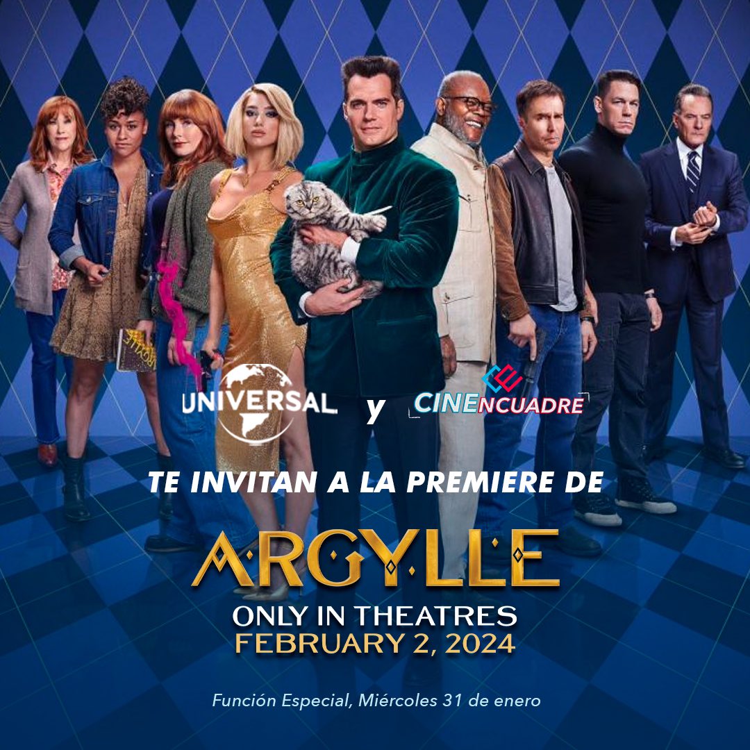 Cine_ncuadre's tweet photo. ¡Gánate un PASE DOBLE!

Conviértete en un espía asistiendo a la función especial de #Argylle 

-🔁 y ❤️
- Síguenos, etiqueta a tu acompañante e invítalo a que nos siga.
- ¿Que le preguntarías a un espía para saber si realmente es un espía? 

*Las respuestas más creativas ganan. https://t.co/BwJ0X61oQC
