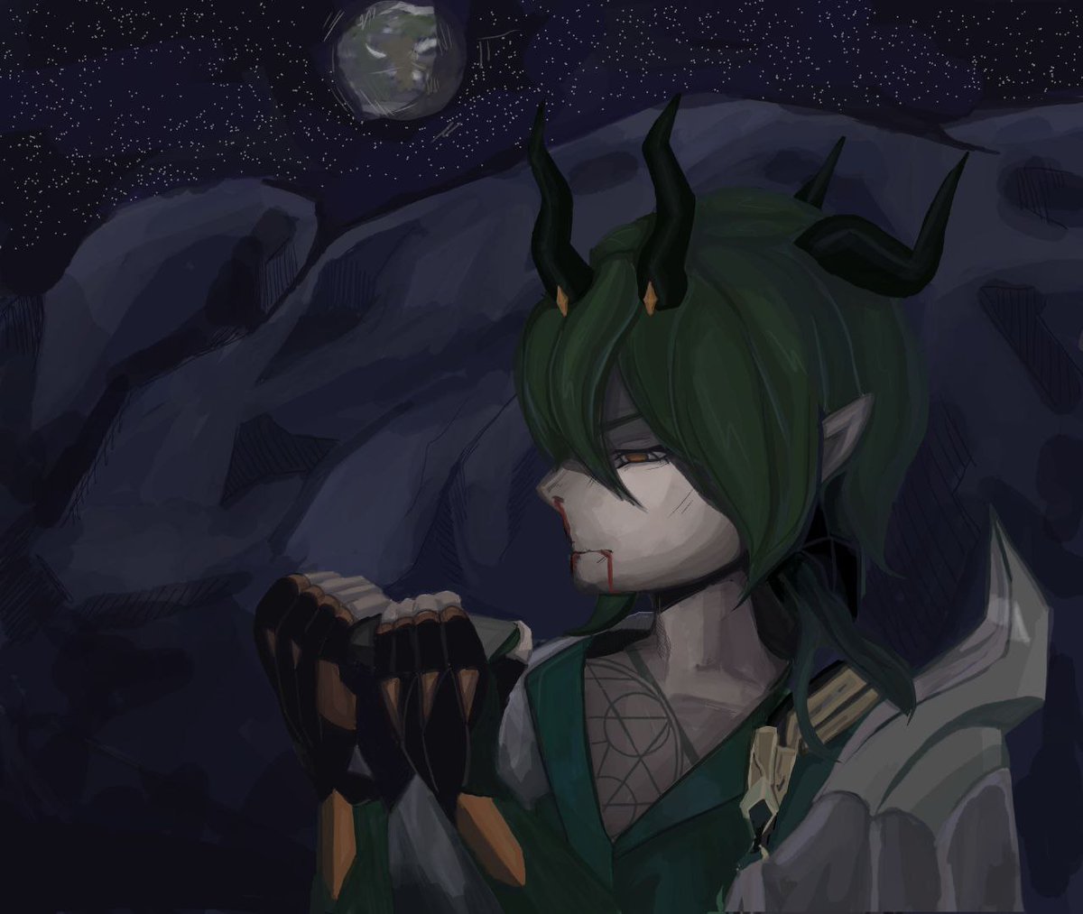 PavykMiayy's tweet photo. #kosma  #HonkaiImpact3rd 
My poor boy💔 https://t.co/Z6YgflP1e6