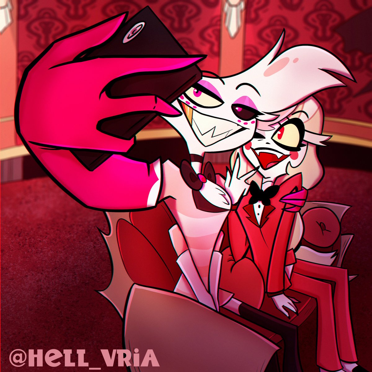 hell_vria's tweet photo. Can't wait 🌈

#HazbinHotel #HazbinHotelFanart #HazbinHotelCharlie #HazbinhotelAngel #hazbinhoetlangeldust https://t.co/pCpplFs5vw