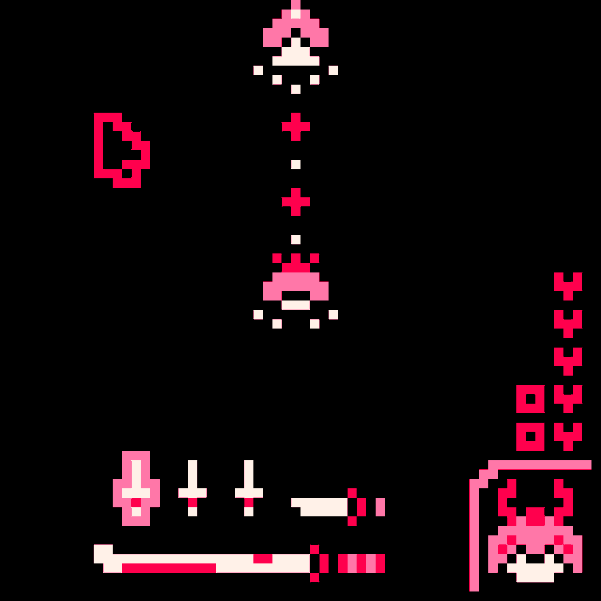 Samurai rpg mock-up... Fake, but interesting... #pico8 #gamedev