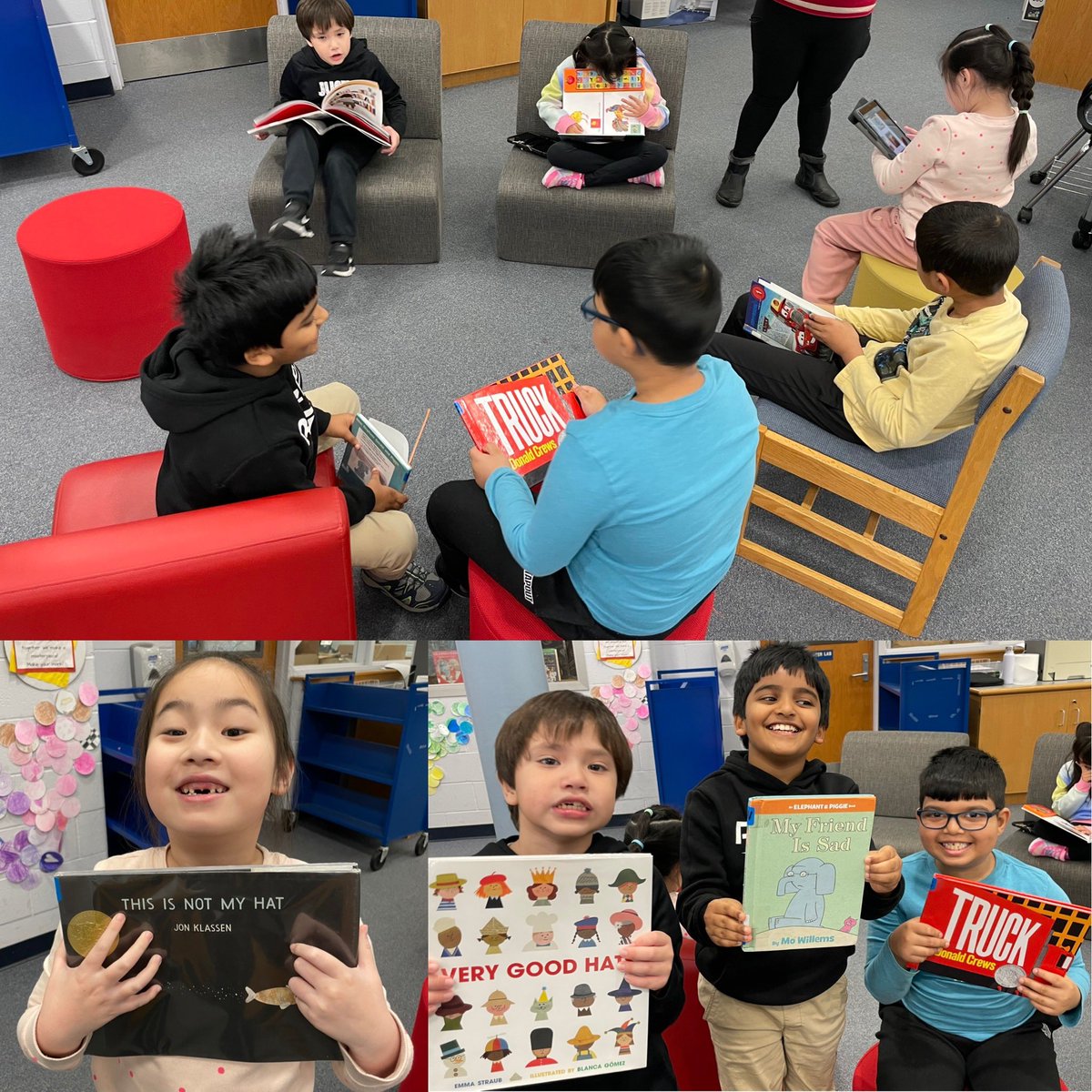 Sheri Susa (@sheri_susa) on Twitter photo Look at our amazing readers! 📚We love spending library time with our friends <a href="/MsOcasiosClass/">Noel Ocasio</a>!
<a href="/ManorOaksNHPGCP/">Manor Oaks School</a> #proud2bnhpgcp Look at our amazing readers! 📚We love spending library time with our friends <a href="/MsOcasiosClass/">Noel Ocasio</a>!
<a href="/ManorOaksNHPGCP/">Manor Oaks School</a> #proud2bnhpgcp