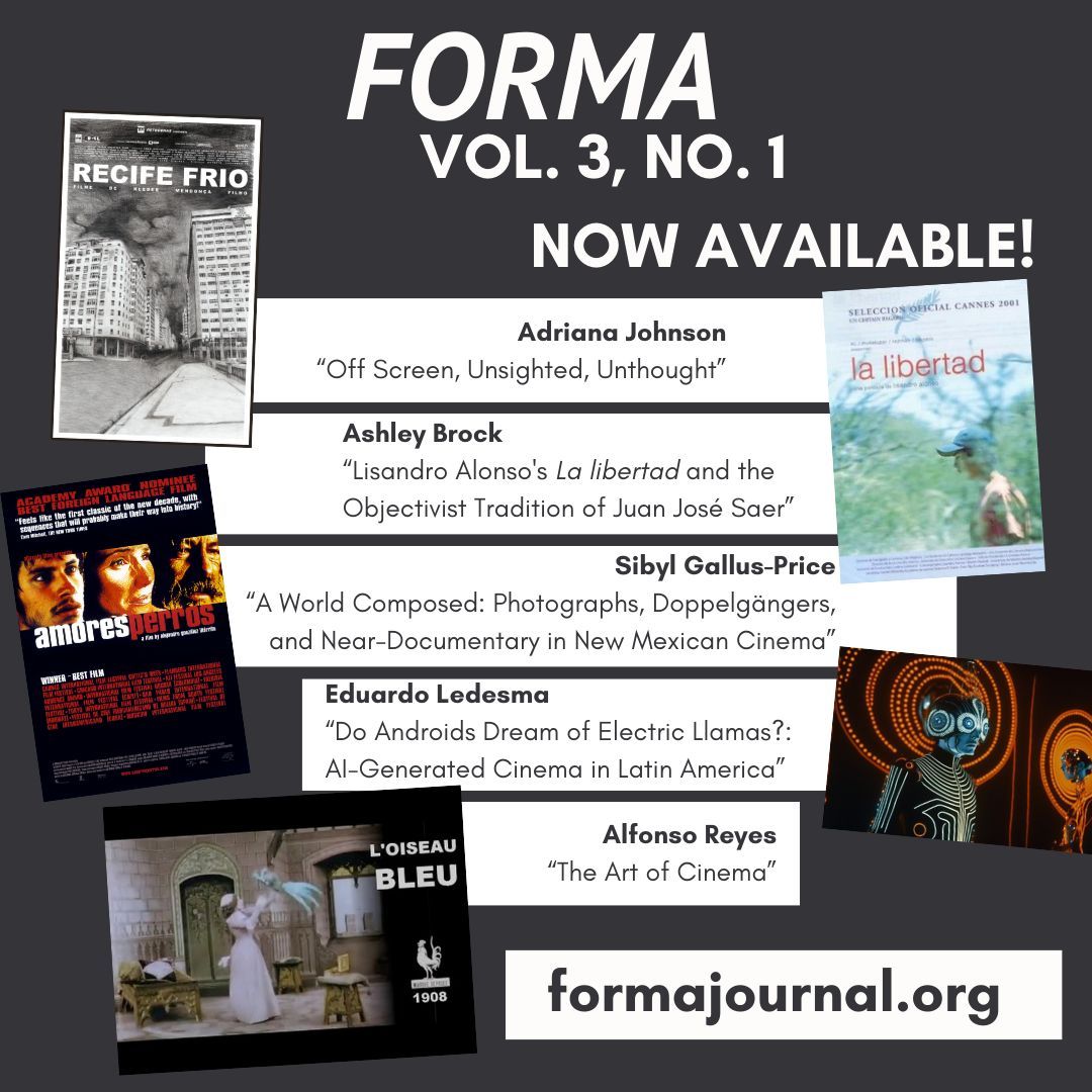 New in FORMA: Cinema in Latin America formajournal.org/current-issue