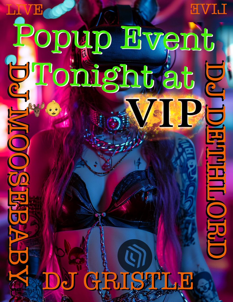 alteredalley's tweet image. Live tonight 10CST at VIP in Altered Alley on Spatial! @DJ_Dethlord @DjGristle DJ Moosebaby #spatial #spatialcomputer #rave #vrrave