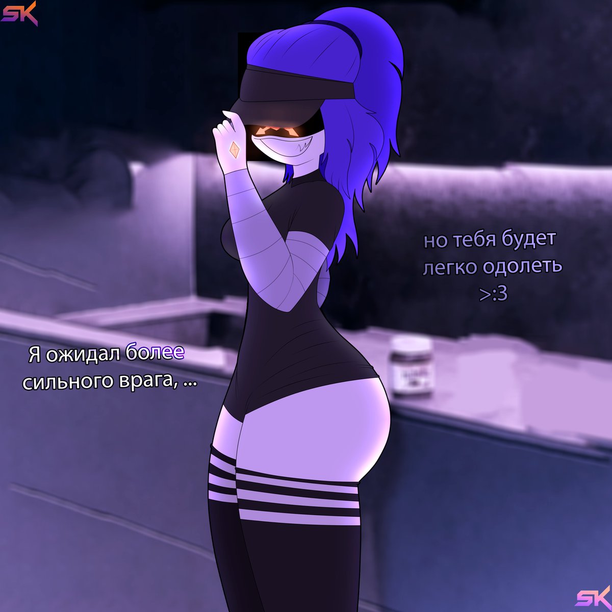 nyreeezu's tweet photo. "Heheh- I expected a tougher enemy, but you’ll be easy to master >:3" 💜

[ #murderdrones/#murderdronesfanart/#murderdronesdoll/#thicc/#thiccrobot/#thiccgirl ] https://t.co/peowZTVrtb
