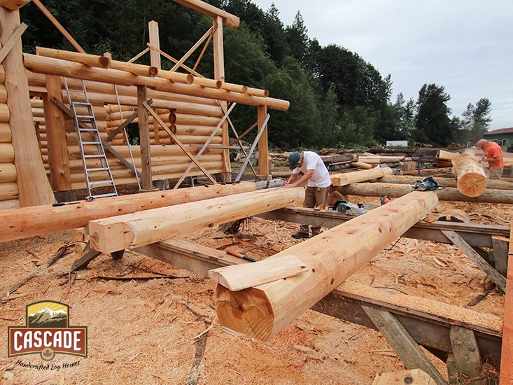 BCLogHomes's tweet photo. It's #ThrowbackThursday!
Here's a beautiful Western Redcedar - Piece en Piece log home we were building up at the log yard for a great client in Washington state, back in 2016!
#tbt #pieceenpiece #loghomebuilders #handcraftedloghomes #skilledcraftsmen #postandbeam #loghouse https://t.co/d9tyTwxZ8M