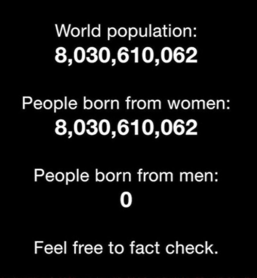 Jonnywsbell's tweet photo. Facts are Facts...

Men can't become Women..
Women can't become Men..
No Child is born in the wrong body.. https://t.co/CXr6gqtFmw