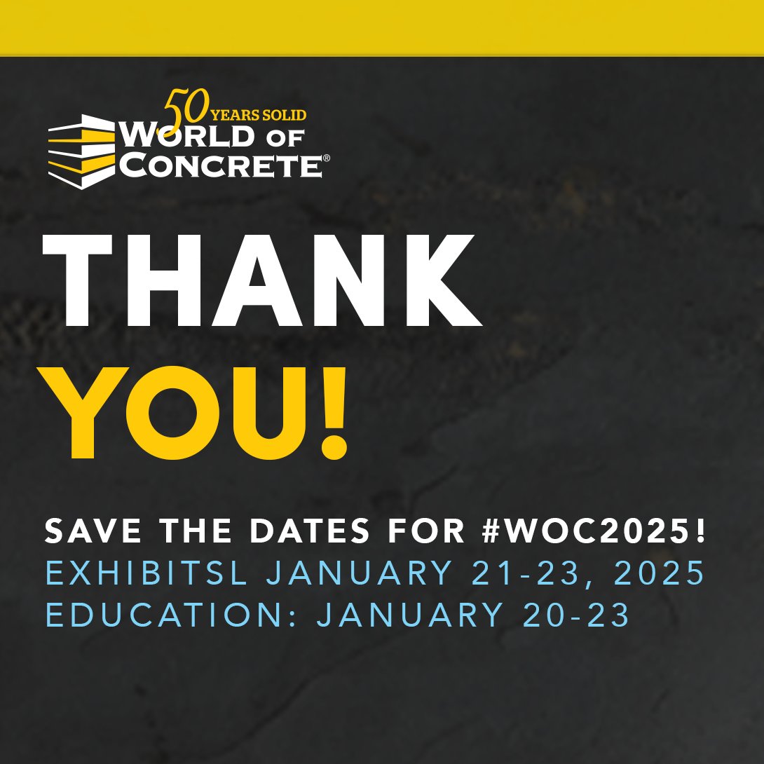That's a wrap!! THANK YOU for celebrating our 50th Anniversary with us! #WOC2024 would not be as amazing as it is without each and everyone of our supporters! Make sure to save the dates for #WOC2025! Exhibits: January 21-23, 2025 Education: January 20-23