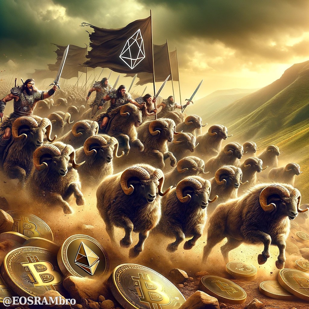 EOSRAMbro's tweet photo. Move aside bulls🐂 and bears🐻!
It's a RAM market over here at $EOS!
#EOS #RAM #RAMtotheMoon #RWA #DePin #Memecoin https://t.co/Tby10JFgzt