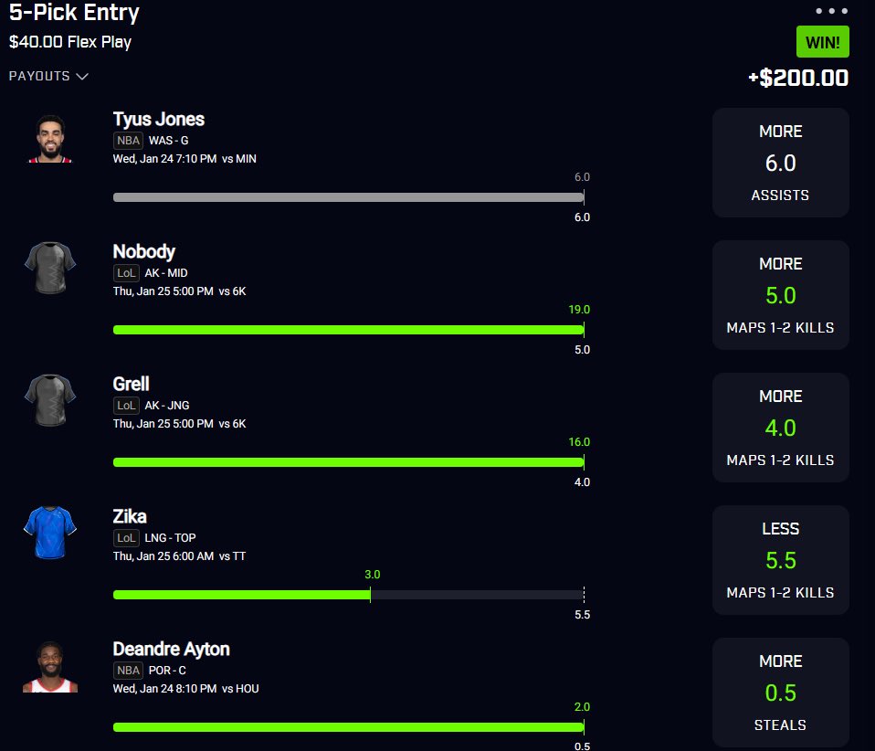 Join the Discord NOW!!!🔥

Start tailing and start winning!🔒💰

Shoutout <a href="/OddsJam/">OddsJam.com</a>!

#PrizePicks #prizepicklocks