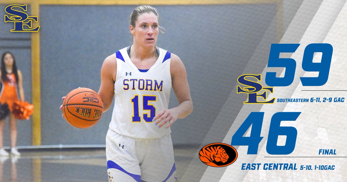 Caitlin Kobiske drops 15 points against East Central with a 75% field goal percentage ⚡️⚡️ @SavageStormWBB | #StormChaSE