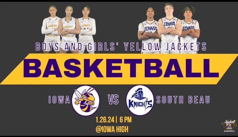 It’s a big game for the iowa ladyjackets. Expect the unexpected!!!💛💜