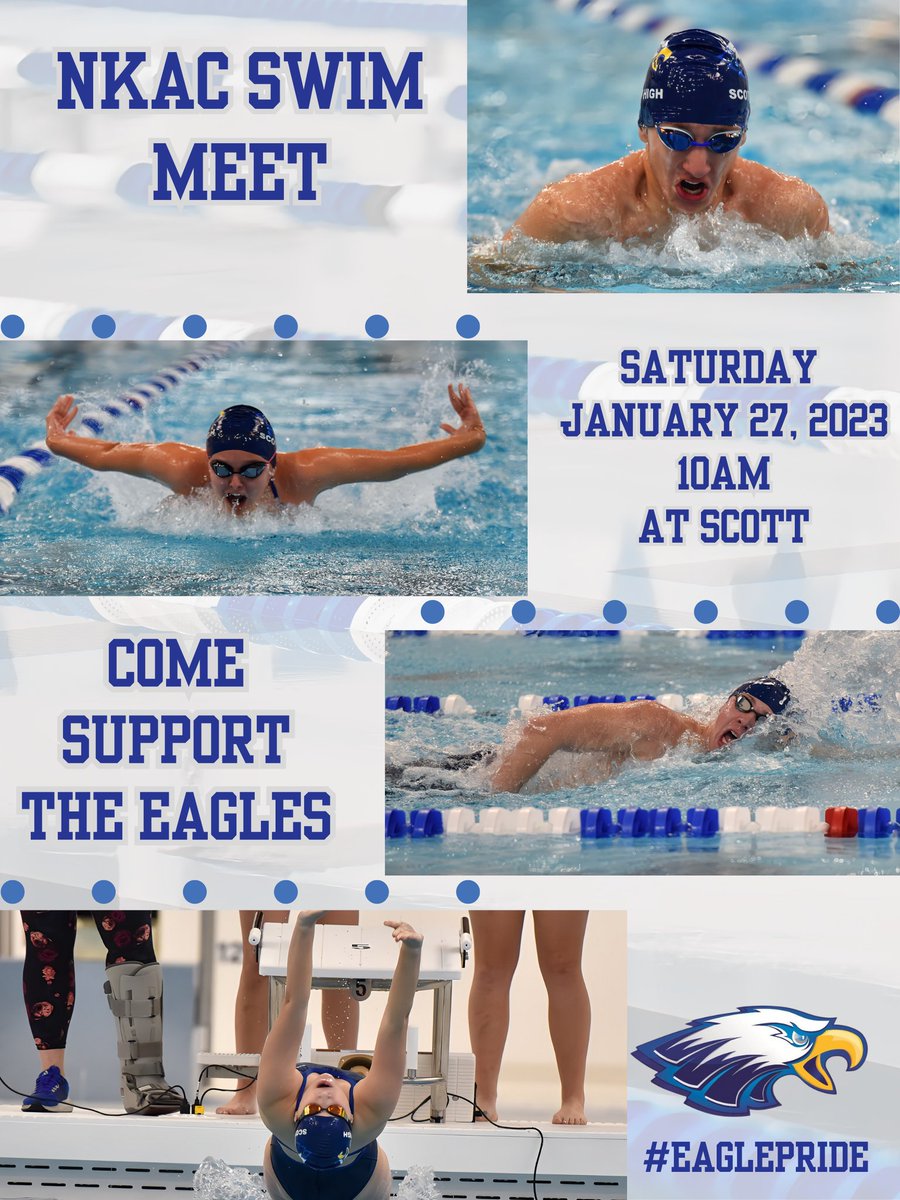 Come out and cheer on our Eagle Swimmers!!
