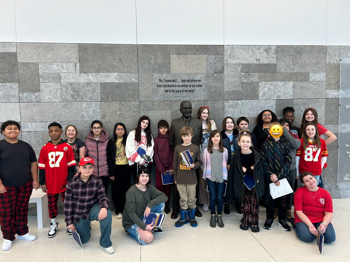 Student got to learn all about Harry S. Truman at the Truman Library today! 
The best part was after we left a student said “wow that was so cool, I can’t wait to come back!” Such a fun way to see history! #youOTTtobehere #isd