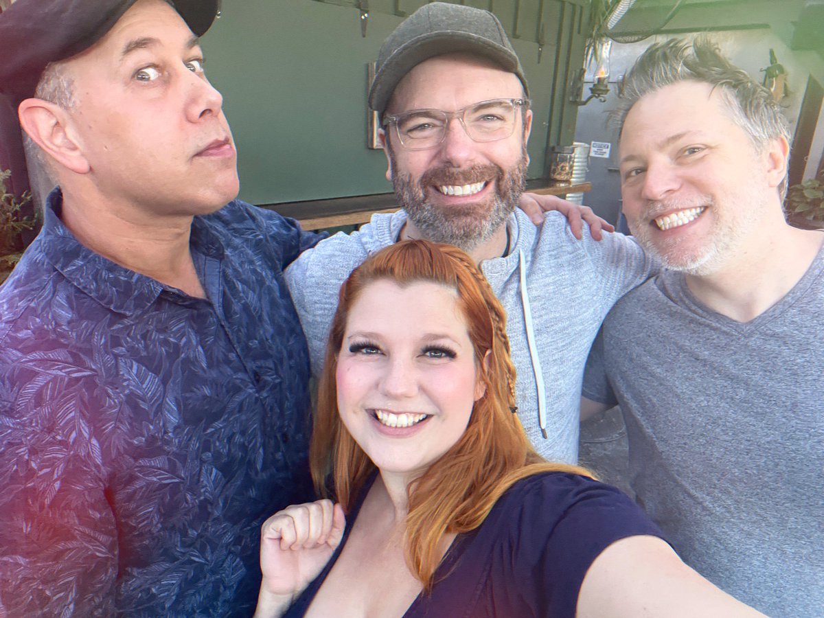 Four adventurers meet in a tavern… 
Only one survives. 

Hint: it’s the one that didn’t have to duck out the door upon exiting.