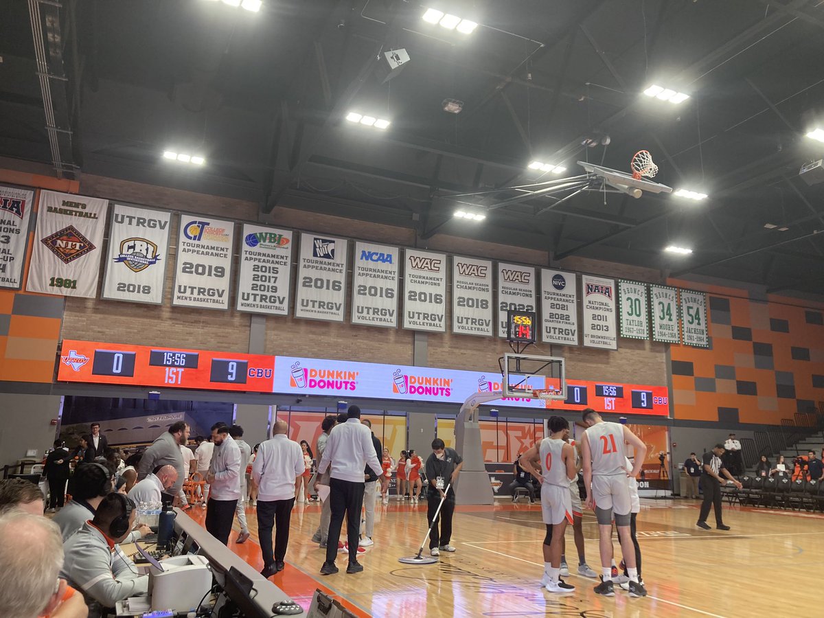 It’s @utrgvmbb hosting @cbumbb in @wacsports play from the Fieldhouse. #wachoops #wacmbb #rallythevalley