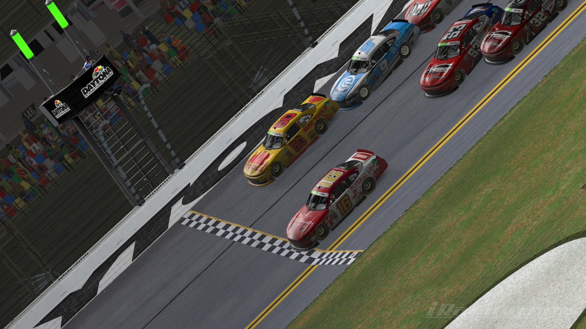 KingPhantom85's tweet photo. @VirtualOval Season Opener for 2024-1 in the Books. First win secured. Was a race with ups and downs but was lucky enough and went out of it on top. Had 30s damage, a stop&amp;go (1s held under green) and two nailed greenflag pitstops.

#iRacing #NASCAR #VirtualOval #ClassB https://t.co/QZOUTmx3mq