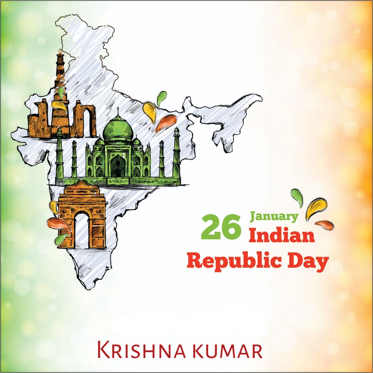 #26January2024
Happy Republic day🇮🇳🇮🇳 
@Anurag_4M 
@Anita_Jopada 
@myogiadityanath 
@SJyani03pilot 
@PMOIndia