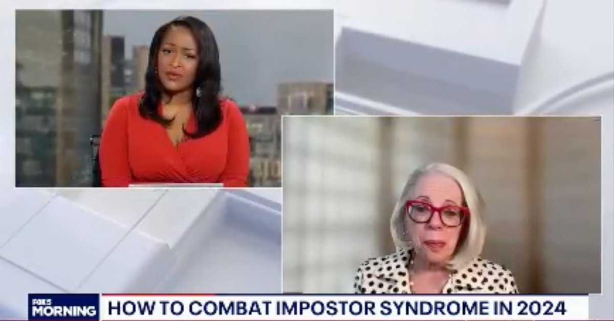 I often feel like I was put on this earth to help people overcome Imposter Syndrome.

Enjoyed stopping by Fox-5 DC to share top tips from my free guide, Imposter No More:

bitly.ws/3aQKP