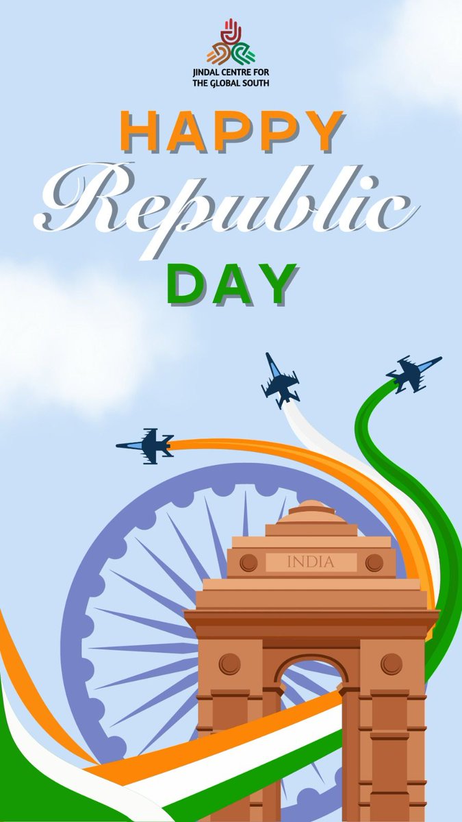 Wishing everyone a proud and patriotic Republic Day from JCGS! May the values of justice, liberty, equality, and fraternity guide us on this remarkable day. 🇮🇳 #RepublicDay #JCGS #GlobalSouth #Unity #fraternity