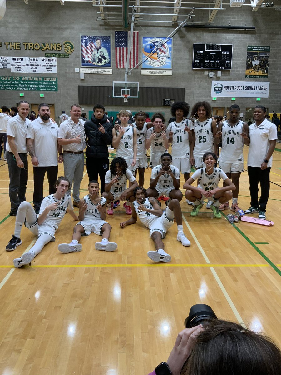 Trojans beat Riverside to improve to 19-1 and secure our 5th league championship in a row and #1 seed into districts. Really proud of how this group has developed and they are hungry for more! Petty with 28, Hansen 16, Reed 16, Valcin 10, Mentink 9! All 12 Trojans score!