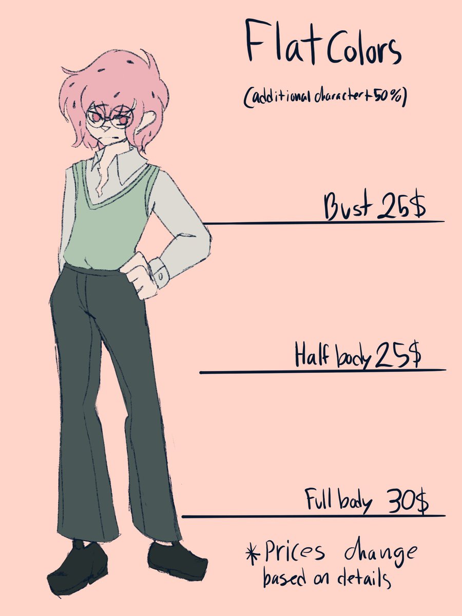 RobinAtticus's tweet image. So I’m in need of gas money and the like, so I’m opening up commissions! Feel free to dm me if you’re interested or would like to see other examples of my art :) (ft my revamped commission sheets!)