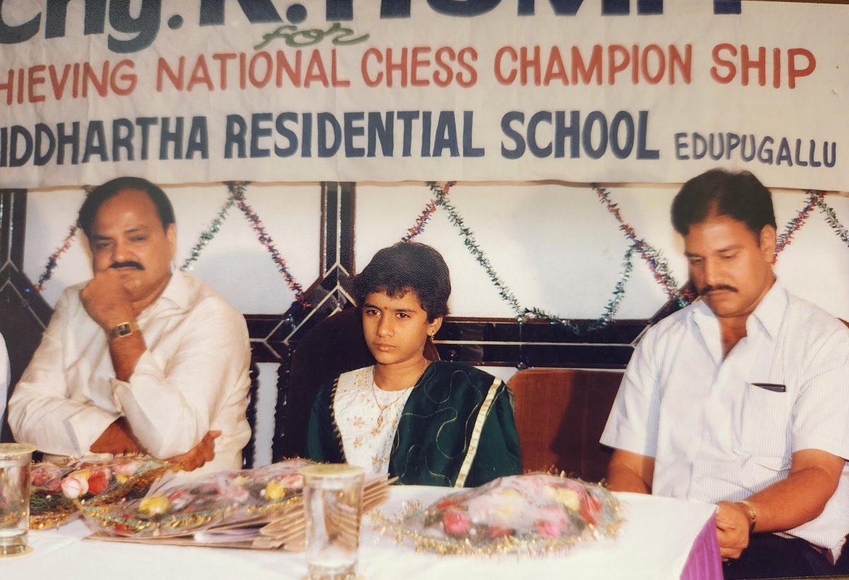 Most memorable pic in my life,first ever felicitation after winning National championship in 1996!!