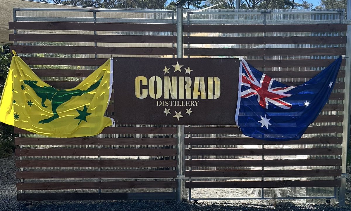 ConradSpirits's tweet photo. Proudly celebrating Australia Day and serving up 100% own and made spirits https://t.co/3v1SQbvVUj