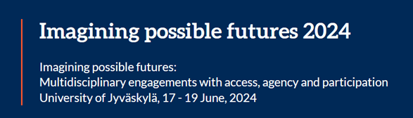 sari_sulkunen's tweet photo. Vielä ehdit jättää abstraktin Imagining possible futures -konferenssiin! Aikaa on 31.1.2024 saakka. Monitieteinen konferenssi järjestetään kesäkuussa Jyväskylän yliopistossa. #multiliteracies #dataliteracy #gaming #JYUhytk https://t.co/NlcbeidHcU https://t.co/eAFgha6PSo