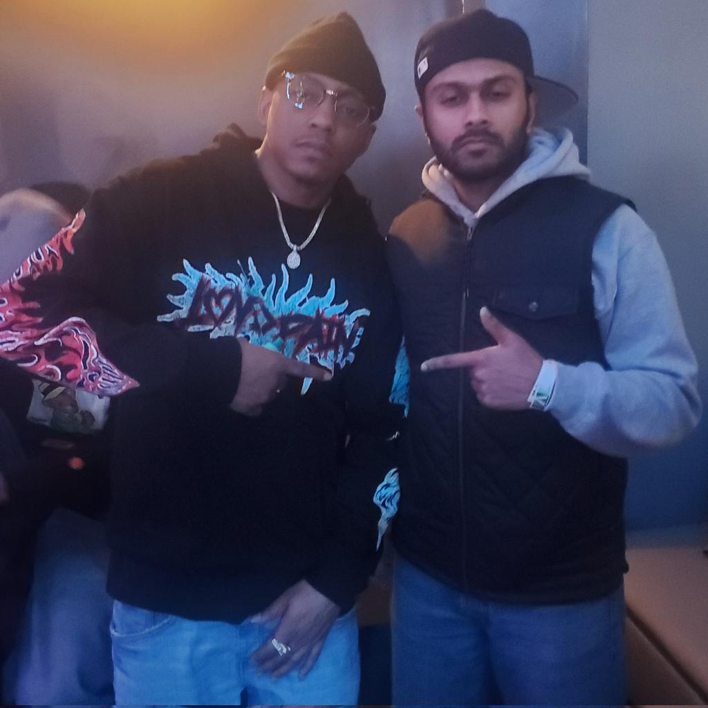 jeevzb90's tweet image. Jeevz B and Cassidy @CASSIDY_LARSINY #jeevzb #cassidy #larsiny #emcees #grandanseatl #lithoniaga