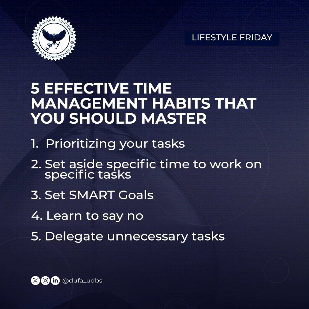 UDSM Finance Association tweet media