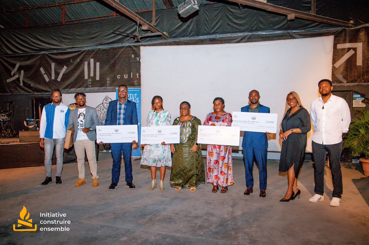 MusikaNaKipaji's tweet photo. Nous sommes heureux de vous annoncer que  Musika na Kipaji a été primé meilleur projet de la ville de Goma au concours d’entrepreneuriat “DONNER LA VOIX À LA JEUNESSE CONGOLAISE” du collectif initiative construire ensemble appuyé l’ambassade de France.

Bravo à toute l’Ekip🎉 https://t.co/MrtZOvtjjC