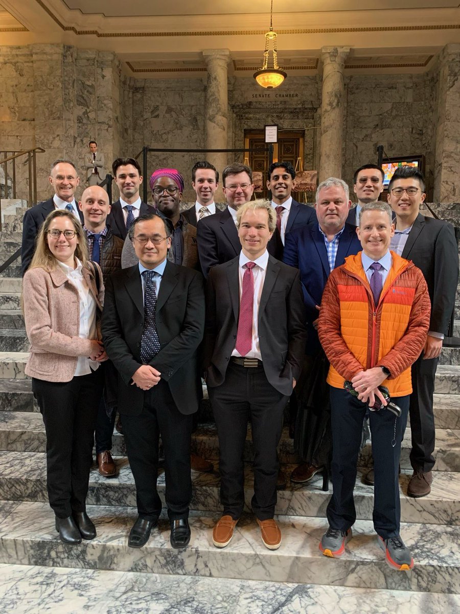 The faces representing the Washington State Radiological Society (WSRS) in Olympia for Bill 2476!