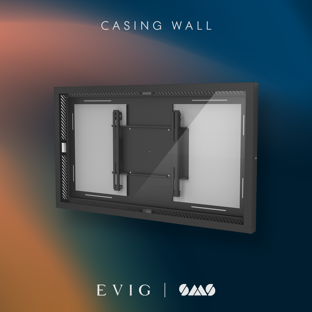 Meet the 𝗖𝗮𝘀𝗶𝗻𝗴 𝗪𝗮𝗹𝗹 by SMS Smart Media Solutions!  Designed for those who want to communicate effectively while upgrading the look and feel of their environment. Elevate your space with the perfect blend of style and technology. #ElegantDisplays   #DisplayCasing #Evig