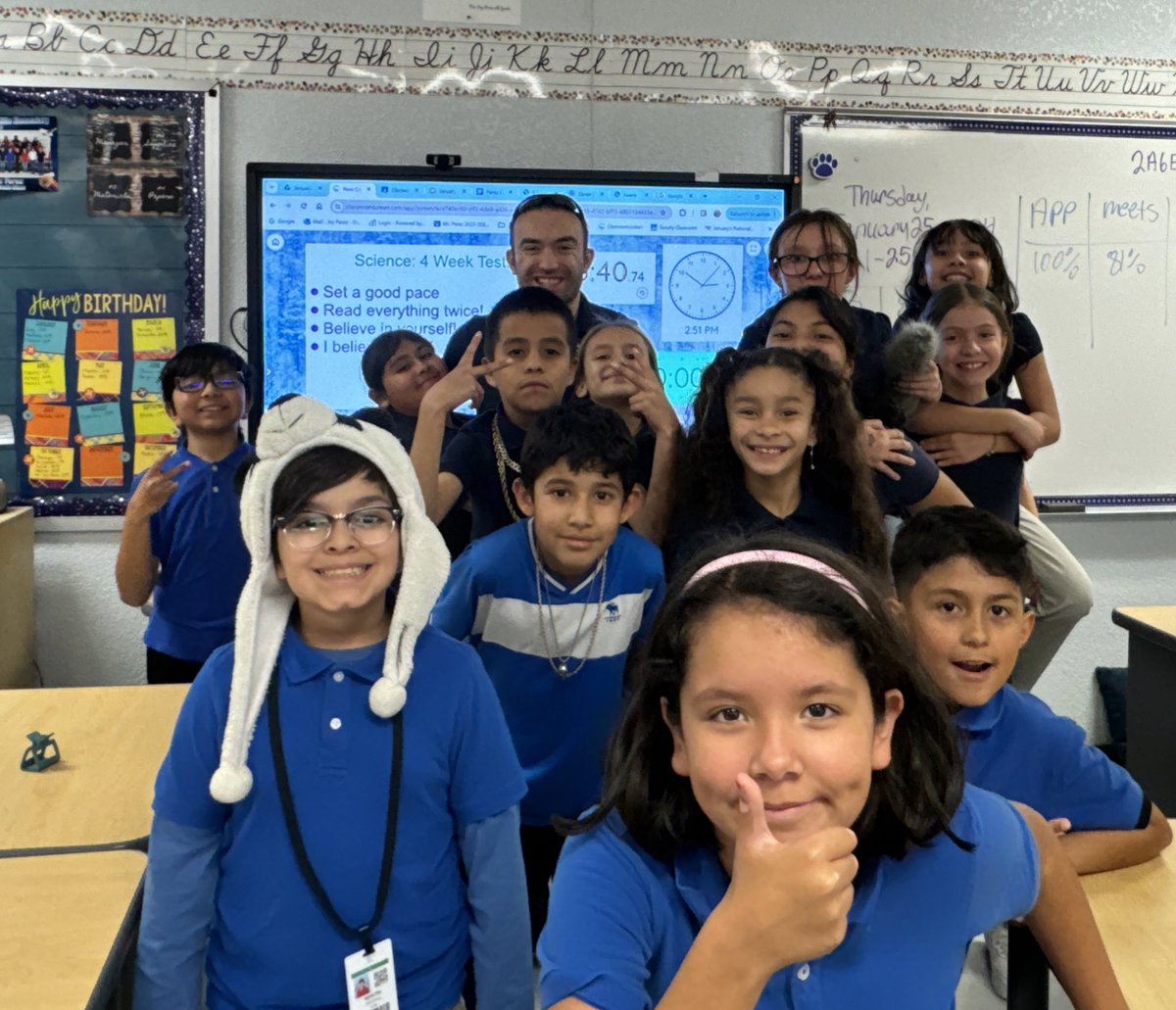 jay_xp84's tweet photo. When your kids want to match, you match with them! #DHEBobcats #WeAreClintISD https://t.co/tmOKp6H1sp