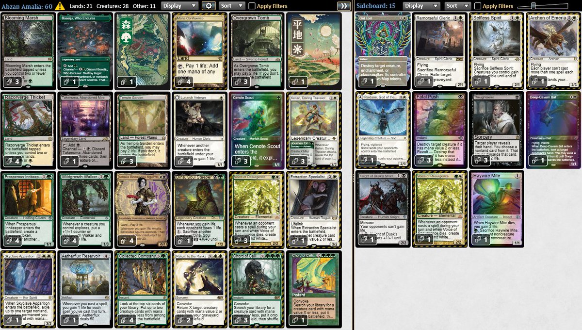 Giot08's tweet photo. My first 5-0 with Abzan Amalia #MTGO #MTG 
2-0 UW Control
2-0 UW Control
2-1 Angel Company
2-0  Mono Black Midrange
2-0 Lotus Combo
#MagicTheGathering https://t.co/eemPFef8l1