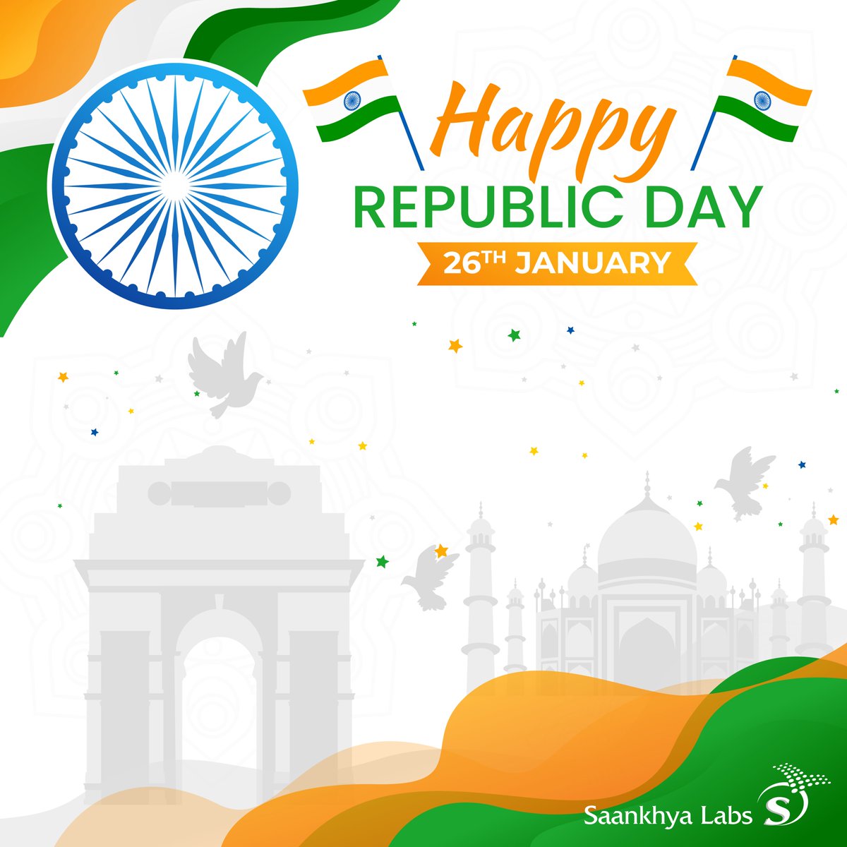 🇮🇳 Celebrating the heartbeat of our nation! 🎉 We wish everyone a Happy Republic Day! 🇮🇳 Let's tune into the frequencies of freedom, innovation, and unity. 📡 Here's to a symphony of progress and prosperity. May our aspirations reach new heights, just as our Navdoot!