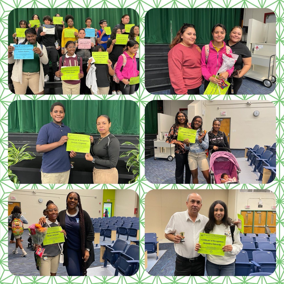HomesteadMS's tweet photo. Congratulations to our Students of the Month🎉 Thank you to all the parents who came to support their child’s accomplishments! We are very PROUD of our students❤️ #gatorpride🐊 #excellenceondisplay #valuesmattermiami @mdcpssouth @suptdotres https://t.co/quXt15tOwz