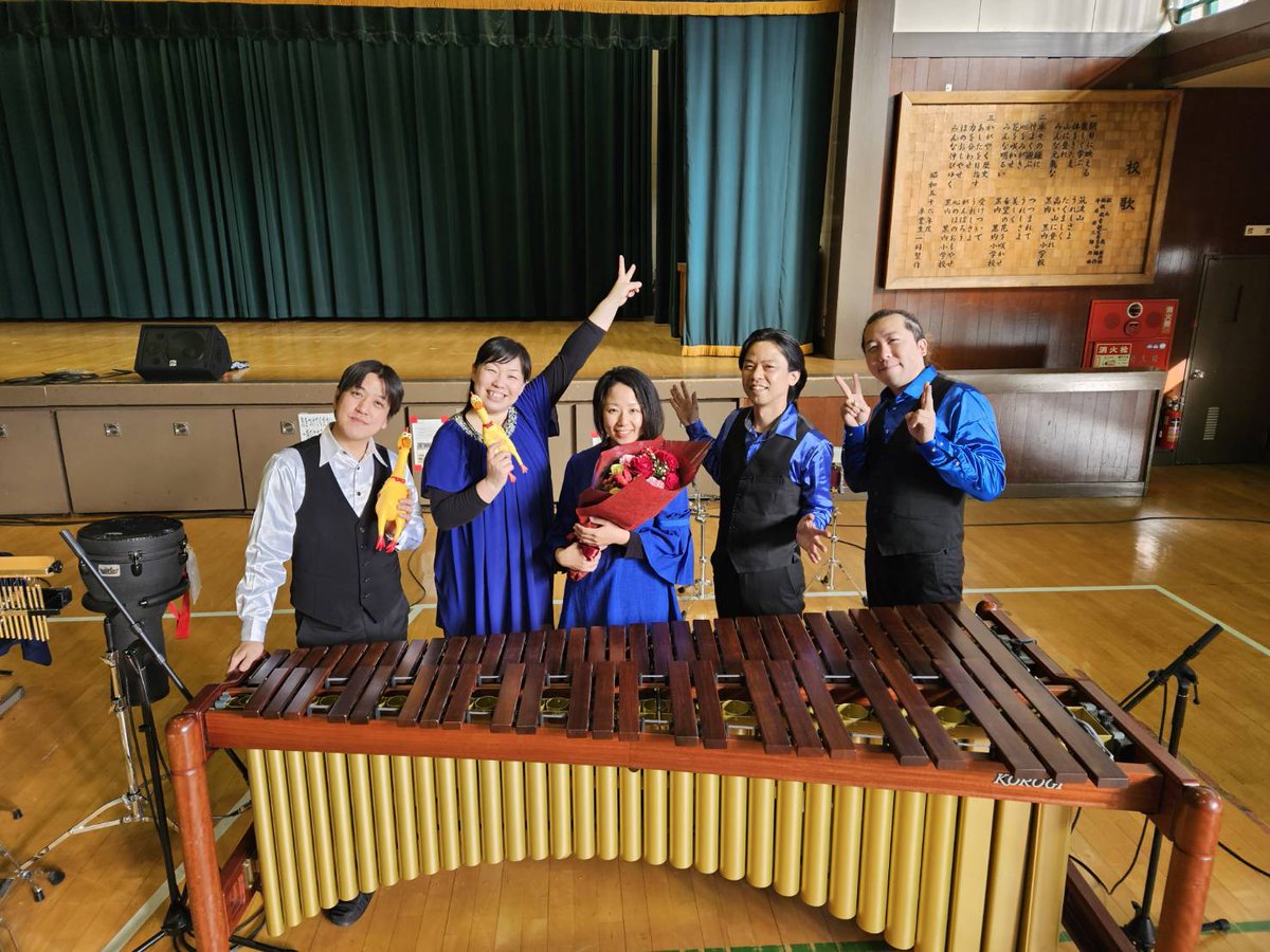 madorimba's tweet photo. 守谷市の小学校に行ってきました。
なんと児童数1000人を超えるとか！スゴイ😳 https://t.co/8vX6fucgWw