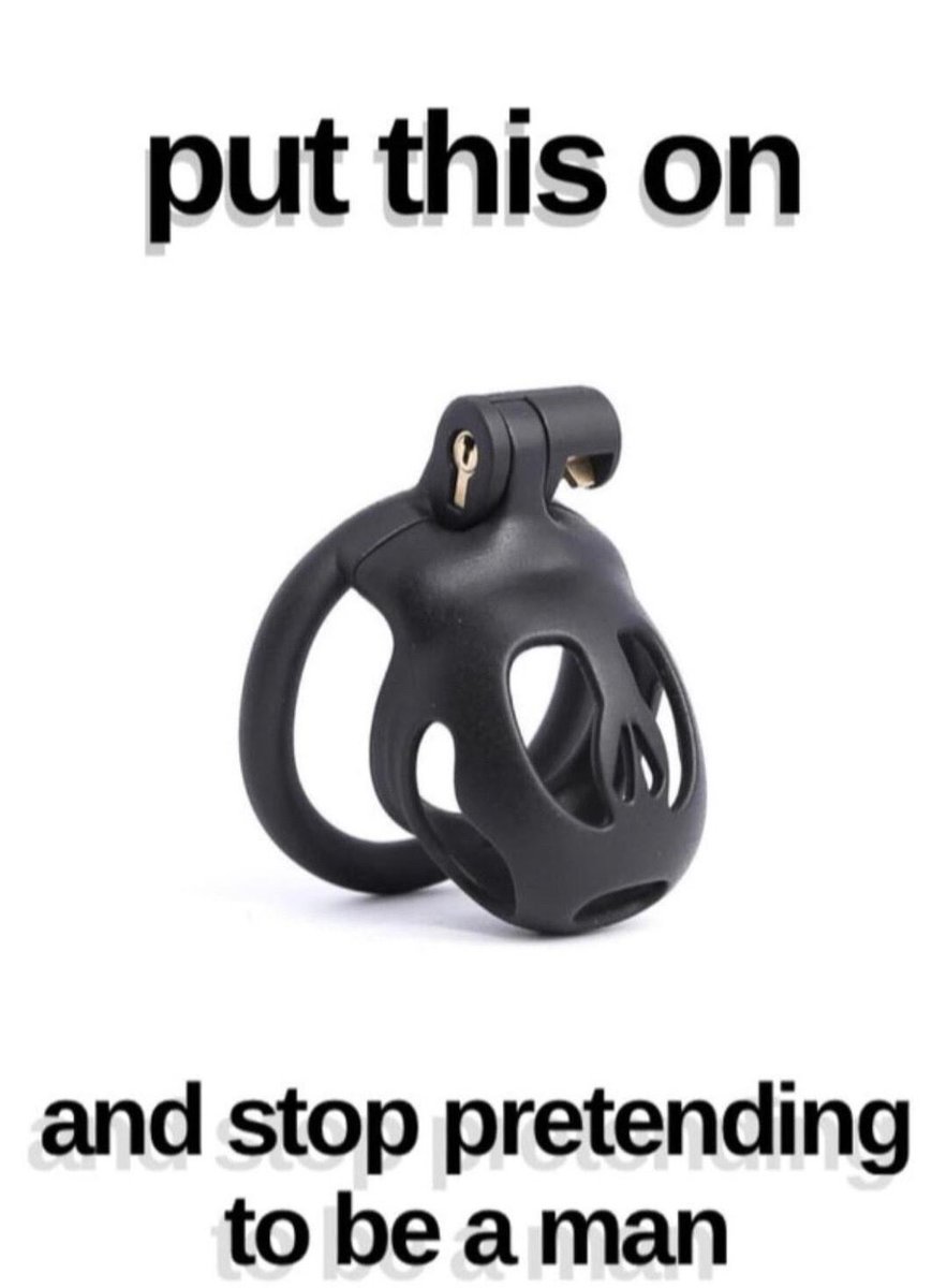 #Fags, listen to the voice deep inside you, trust your true #fagself, stop lying and finally heal from the truth: we are male but not men, because we are FAGS. Put on the #cockcage and find peace! 
#faglife #fagnature #faghealth #malechastity #malehierarchy #fagology