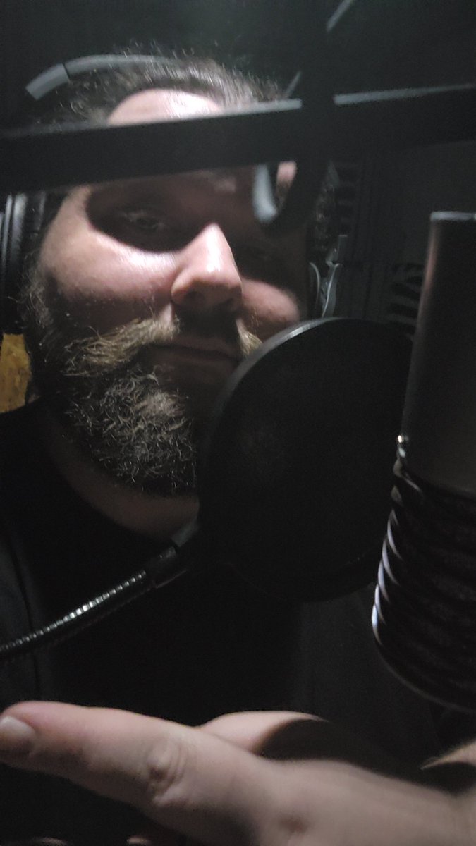 VoiceOfBiggs's tweet image. LIVE from the recording booth! Recording a few of the last chapters in the second installment of the VATIC series: Ariadne! Coming to audible very soon!