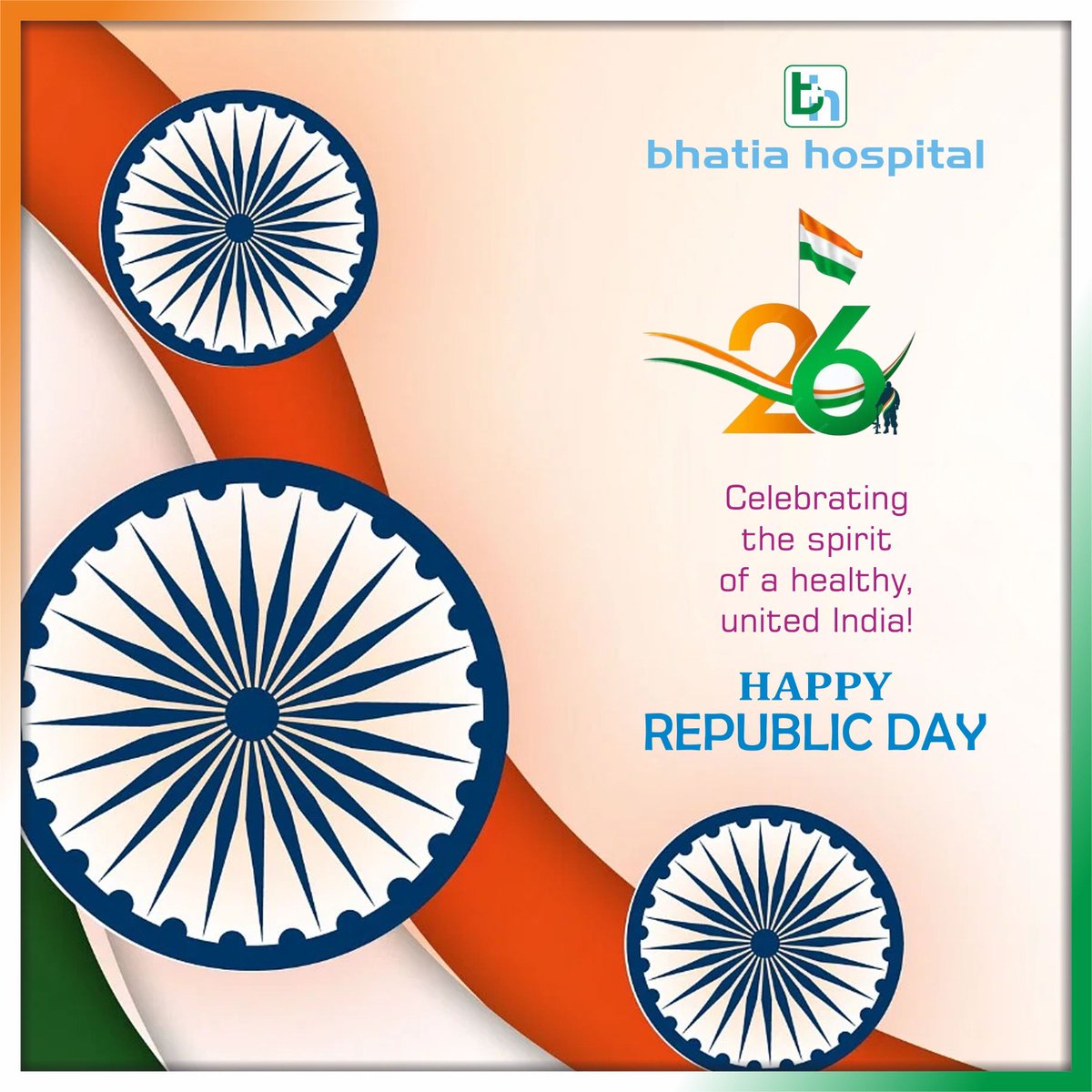 Bhatia_Hospital's tweet photo. Happy Republic Day...

#republicday2024 #india #26january #indian #RepublicDay #mumbai #SouthMumbai #hospital #bhatiahospital https://t.co/R2p2caYeh4