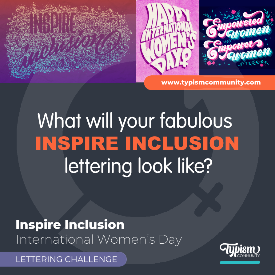 Entering #InternationalWomensDay #IWDtypism #InspireInclusion #Lettering Challenge? Be quick🏃‍♀️ while this #typismsummit tutorial is #free bit.ly/TypIWD @typismcommunity's #DominqueFalla provides great #inspiration & tips👉bit.ly/TypIWD bit.ly/IWDtyp24